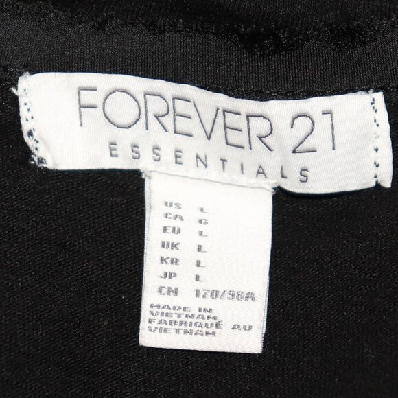 🖤📎🌑 Forever 21 Essentials Tank · Black · Size L - Picture 2 of 6